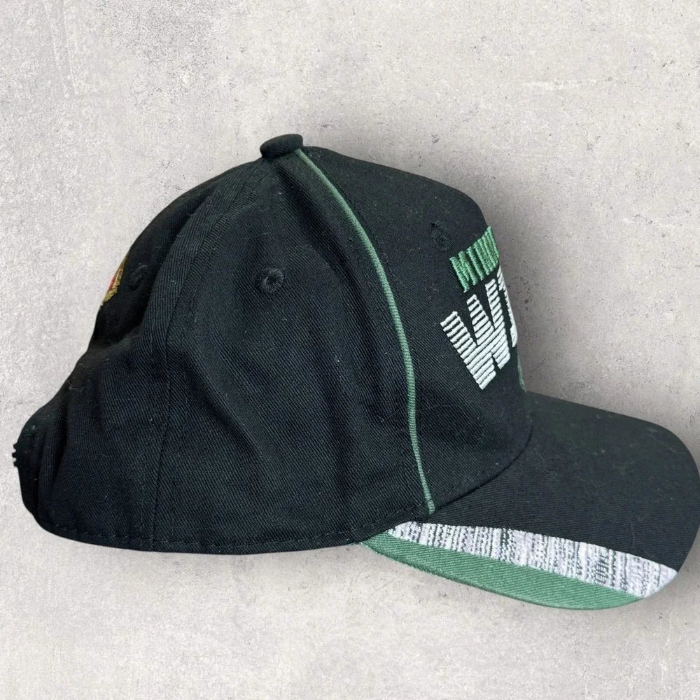 NHL Minnesota Wild Snapback Hat Youth OSFM Black Green‎ Embroidered Hockey Cap
